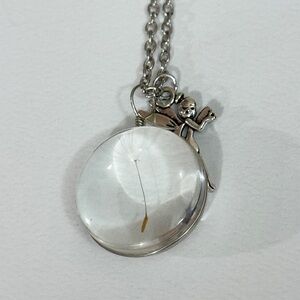 Silver Fairy Pendant Necklace